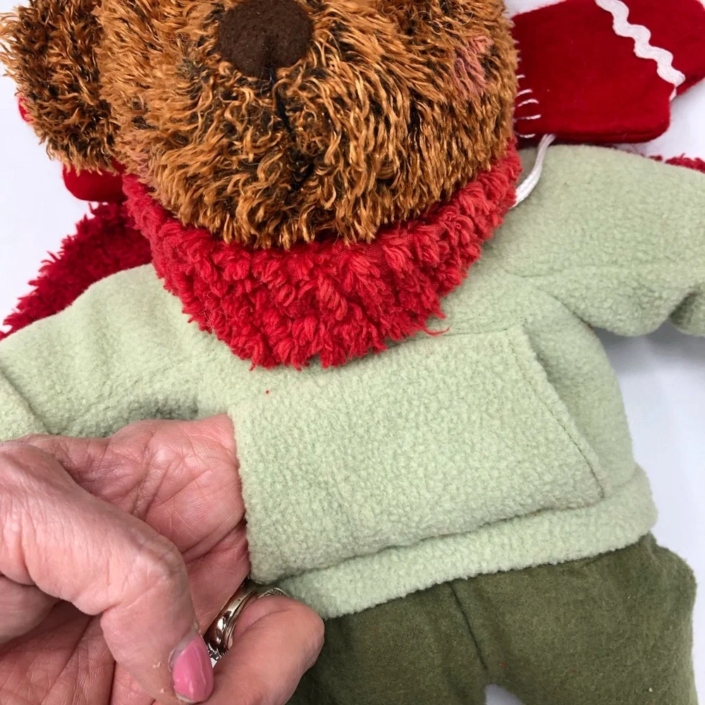 Vintage 2002 Hallmark Teddy Mittens 100th Anniversary of the Teddy Bear Plush